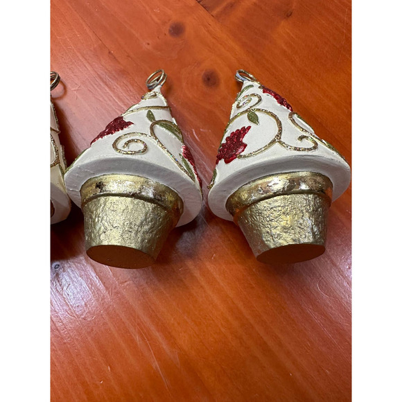 NWT- Silvestri Resin Christmas Tree Place/Name Card Holders - 2 sets of 4 - Picture 11 of 13